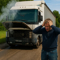 Чем опасна езда с перегретым двигателем грузовика